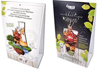 Grapos Fussabdruck Aufsteller 100x160x55 mm